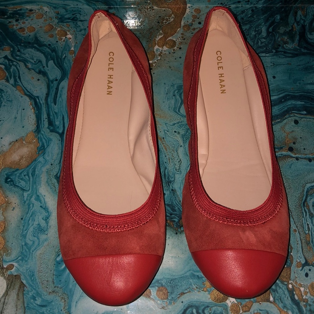 Cole Haan Eldridge Ballet II Flats Si…